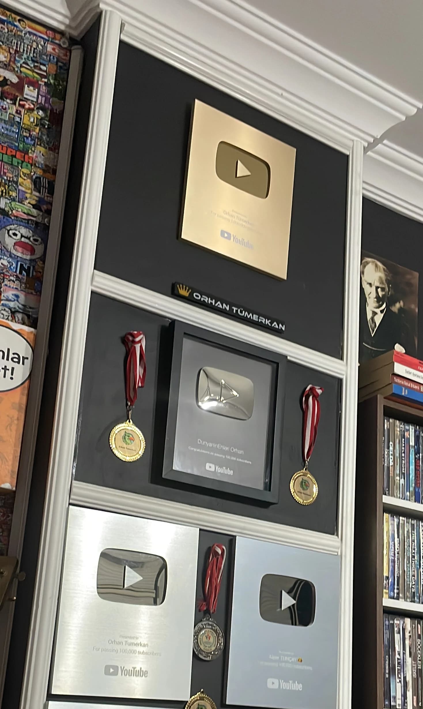 YouTube ödül plaketleri